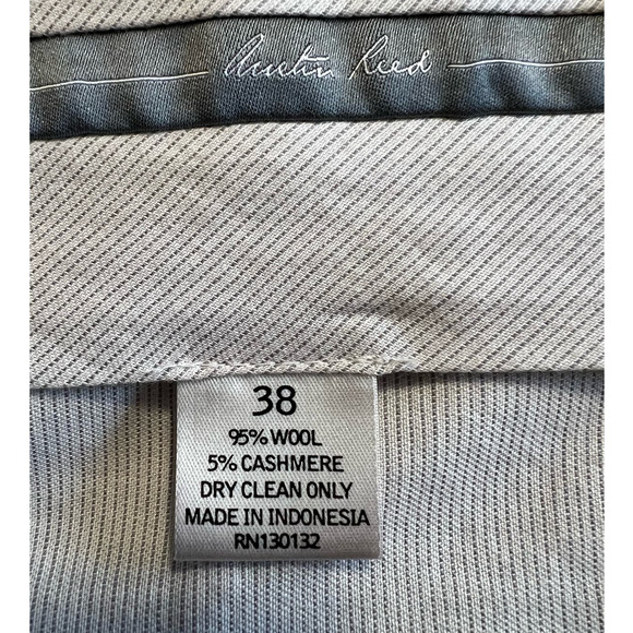 Austin Reed Signature Brown Wool Cashmere Blend Dress Pants Size 38 - Picture 4 of 9